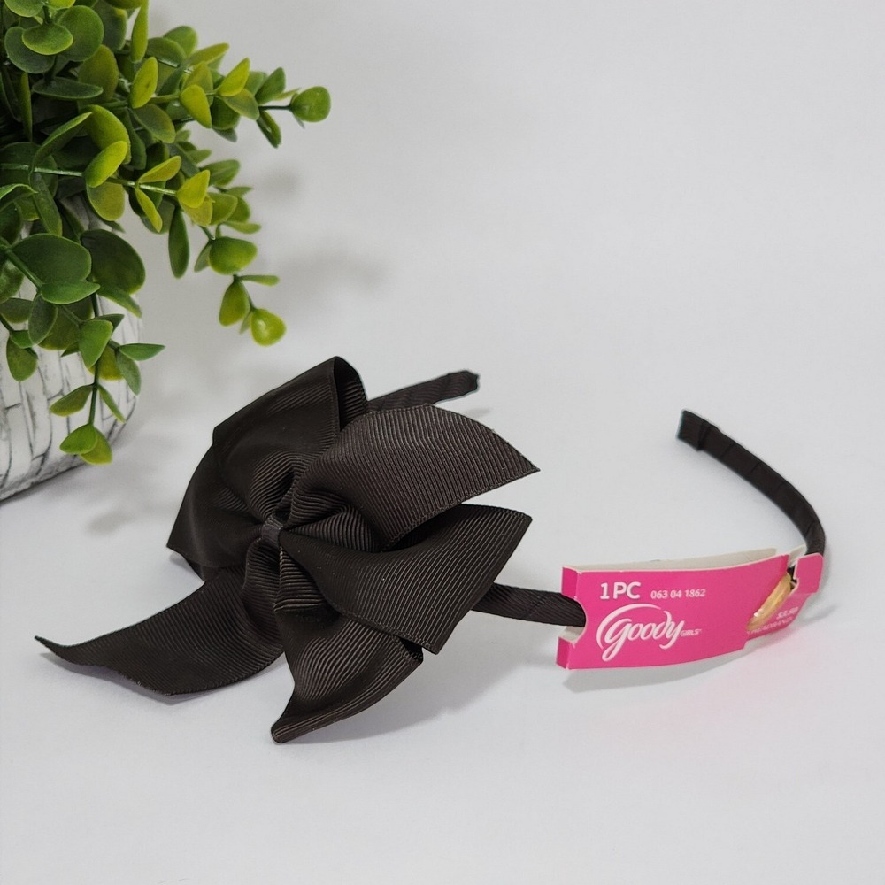 Goody Girls Headband Dark Brown Bow - 1 Pc - Brand new